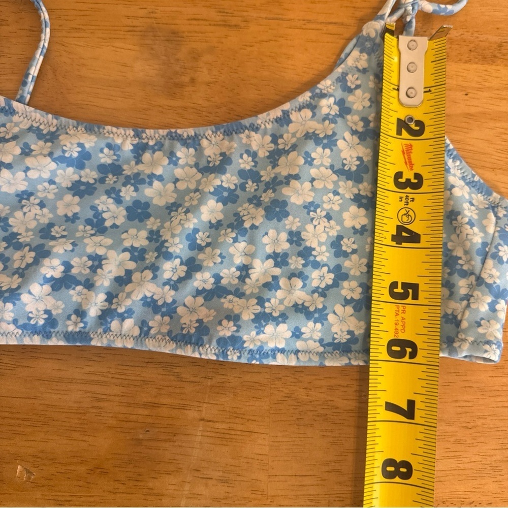 Aerie PacSun Bikini Tops Bundle Medium Floral Stripes S - Picture 8 of 8